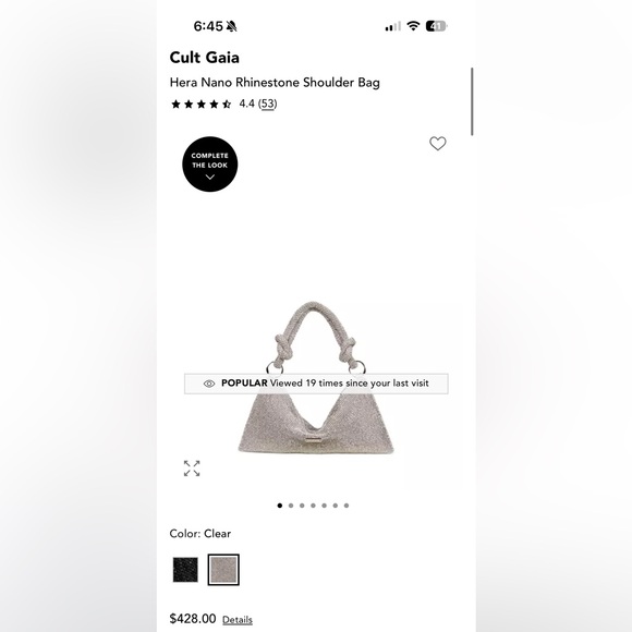 Cult Gaia Rhinestone Nano Shoulder Bag
Price is Firm - Picture 6 of 6